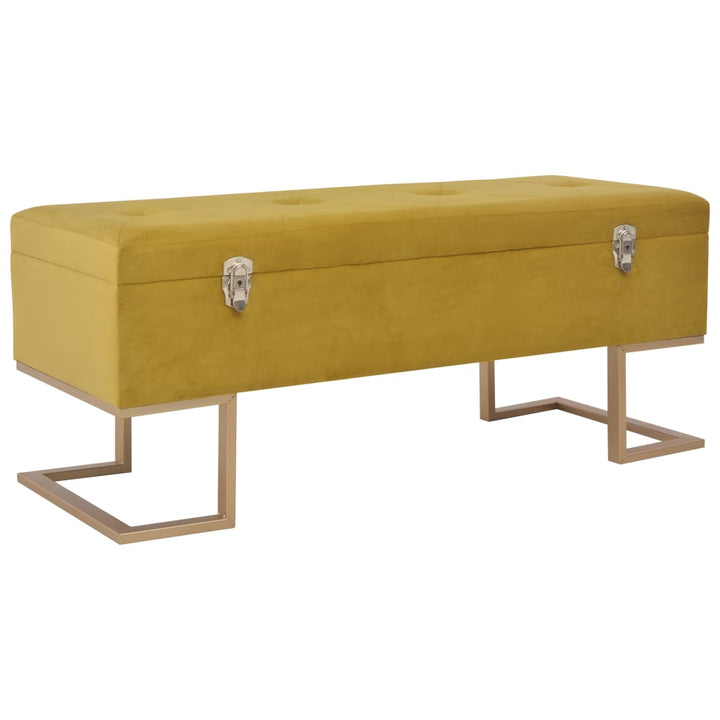 Banchetă Cu Un Compartiment De Depozitare 105 Cm Catifea