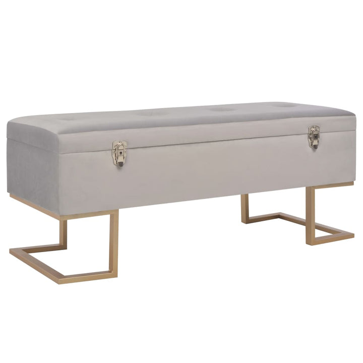 Banchetă Cu Un Compartiment De Depozitare 105 Cm Catifea