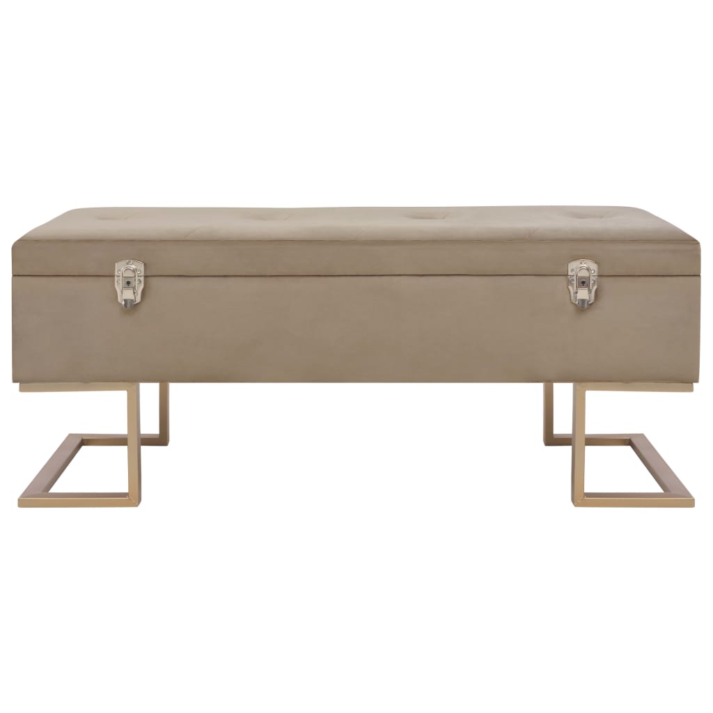 Banchetă Cu Un Compartiment De Depozitare 105 Cm Catifea
