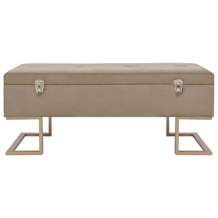 Banchetă Cu Un Compartiment De Depozitare 105 Cm Catifea