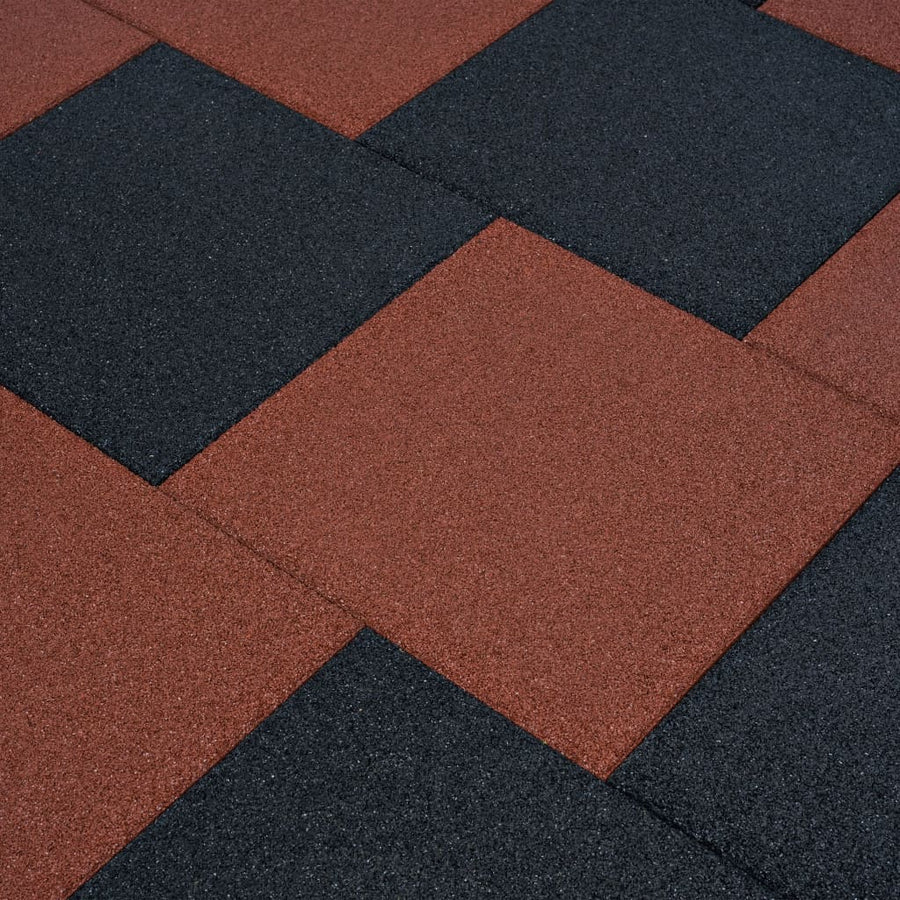 Plăci De Protecție La Cădere 6 Buc. 50X50X3 Cm Cauciuc
