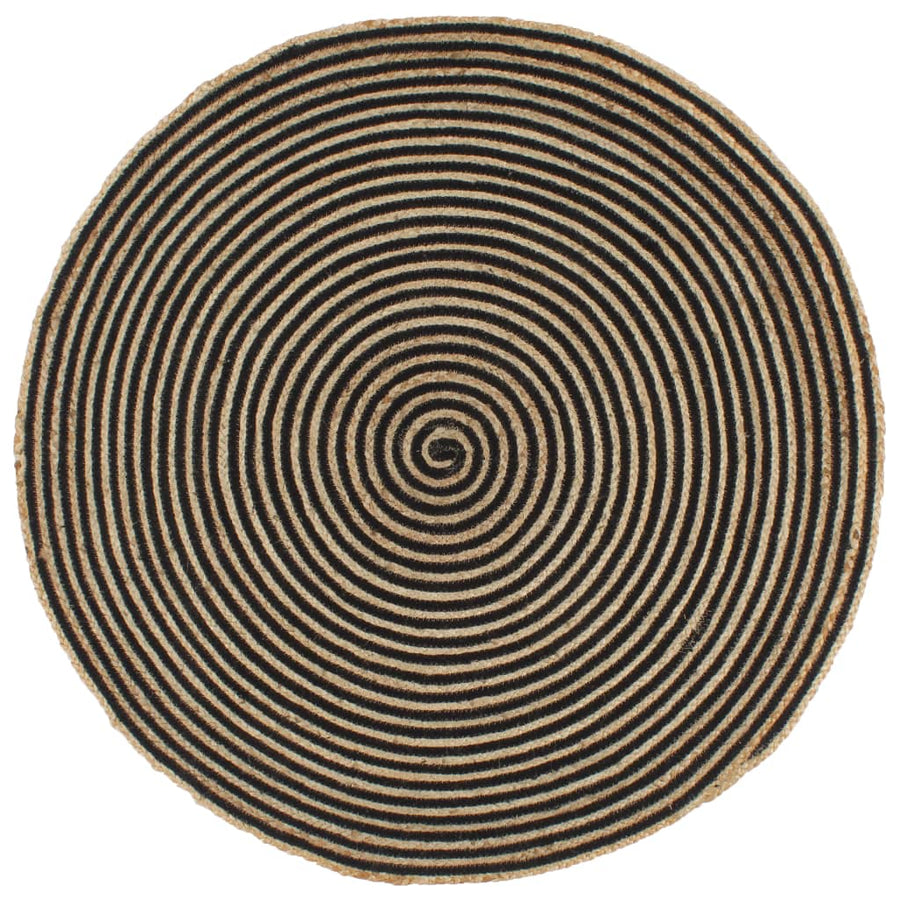 Covor Lucrat Manual Cu Model Spiralat, , , Iută