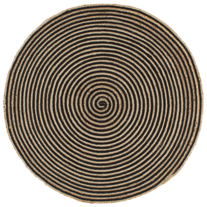 Covor Lucrat Manual Cu Model Spiralat, , , Iută