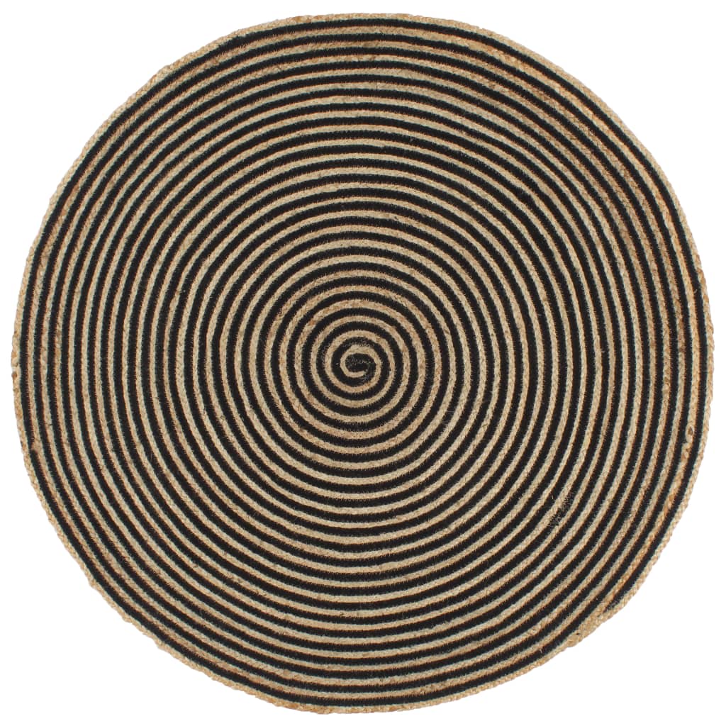Covor Lucrat Manual Cu Model Spiralat, , , Iută