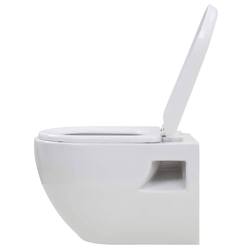 Toaletă Suspendată Cu Rezervor Wc Ascuns, , Ceramică