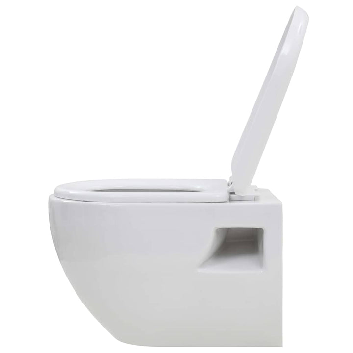 Toaletă Suspendată Cu Rezervor Wc Ascuns, , Ceramică