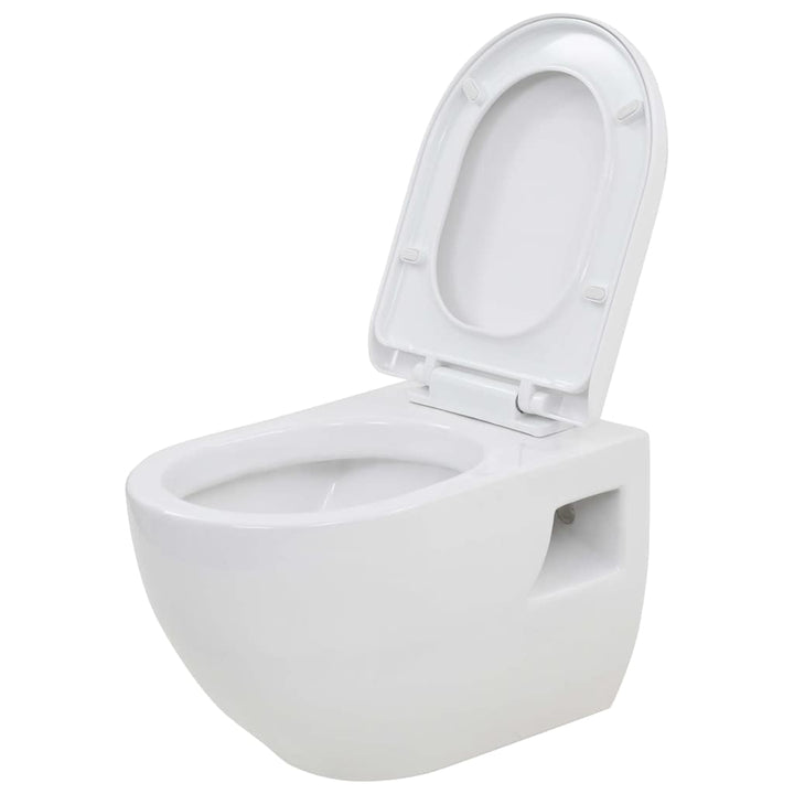 Toaletă Suspendată Cu Rezervor Wc Ascuns, , Ceramică