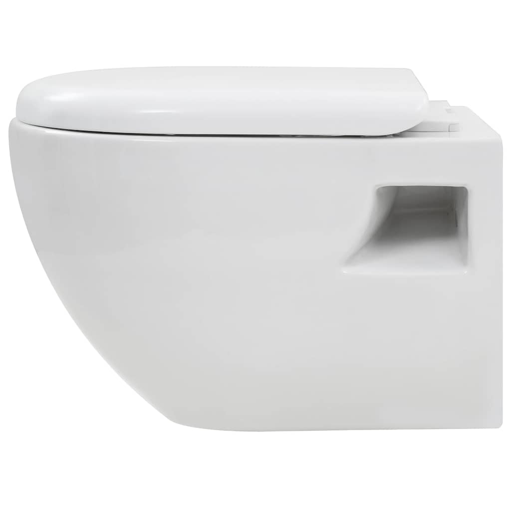 Toaletă Suspendată Cu Rezervor Wc Ascuns, , Ceramică