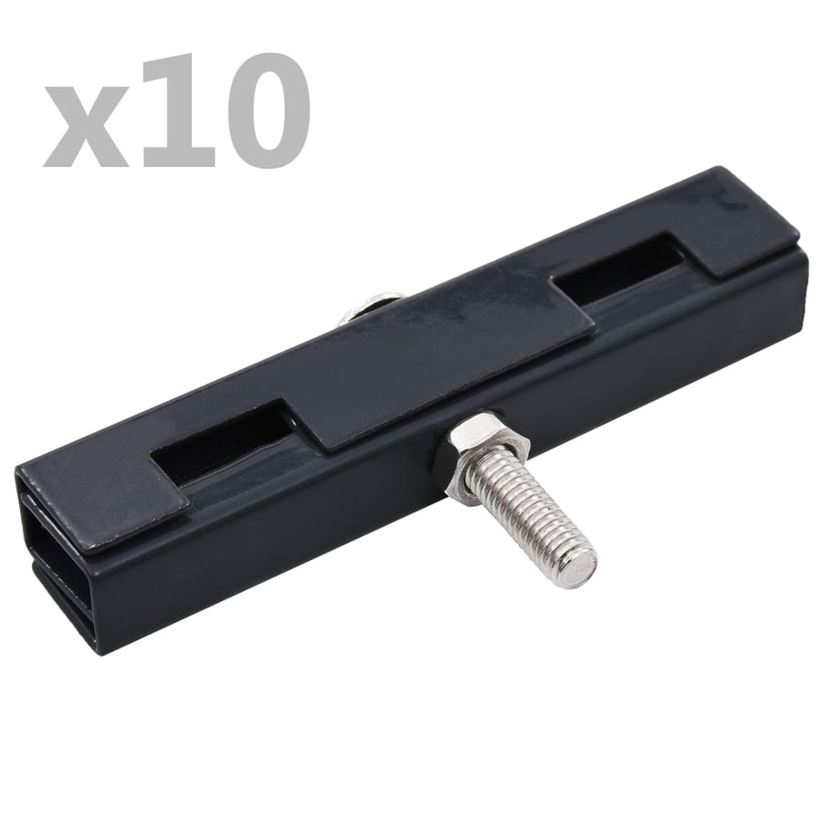 Conector În Formă De U Grilaj Grădină, 10 Seturi,