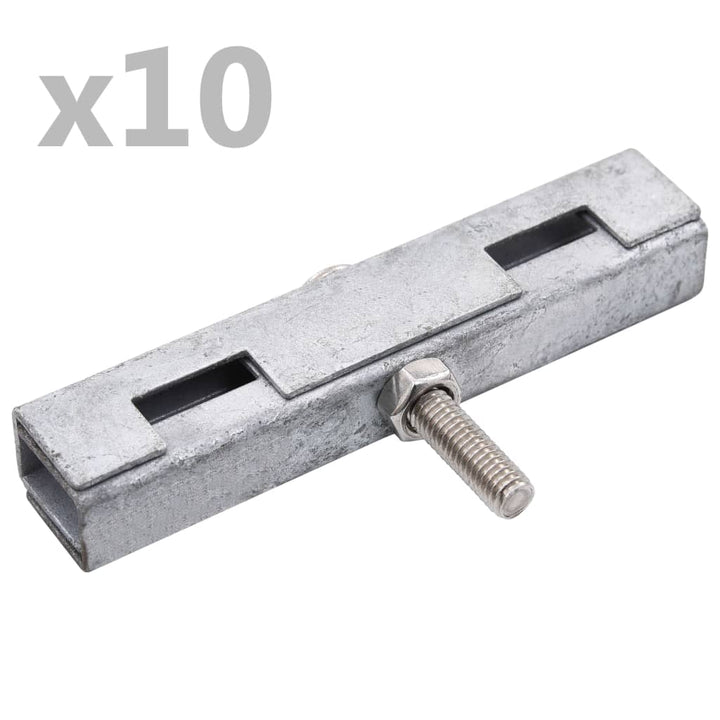 Conector În Formă De U Grilaj Grădină, 10 Seturi,