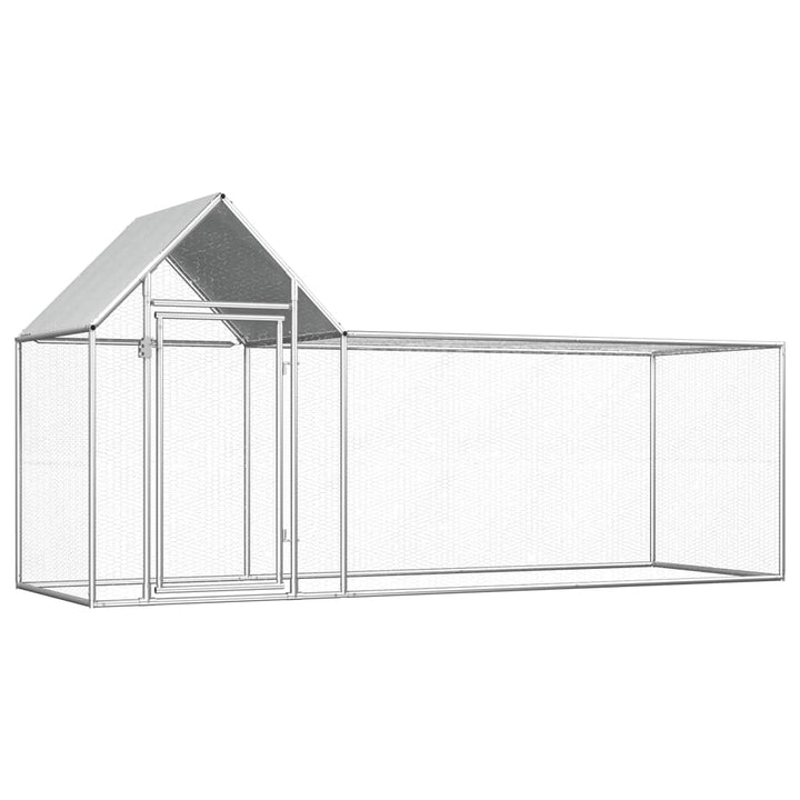 Coteț Pentru Păsări, 3 X 1 X 1,5 M, Oțel Galvanizat
