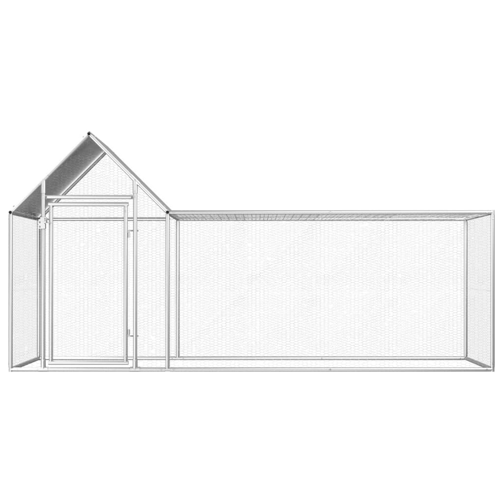 Coteț Pentru Păsări, 3 X 1 X 1,5 M, Oțel Galvanizat