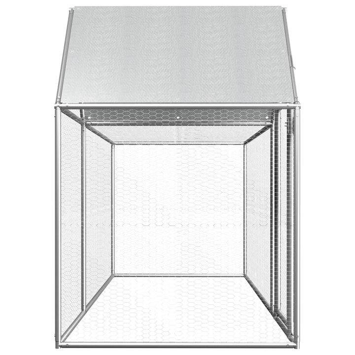 Coteț Pentru Păsări, 3 X 1 X 1,5 M, Oțel Galvanizat