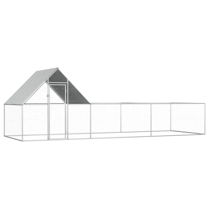 Coteț Pentru Păsări, 3 X 1 X 1,5 M, Oțel Galvanizat