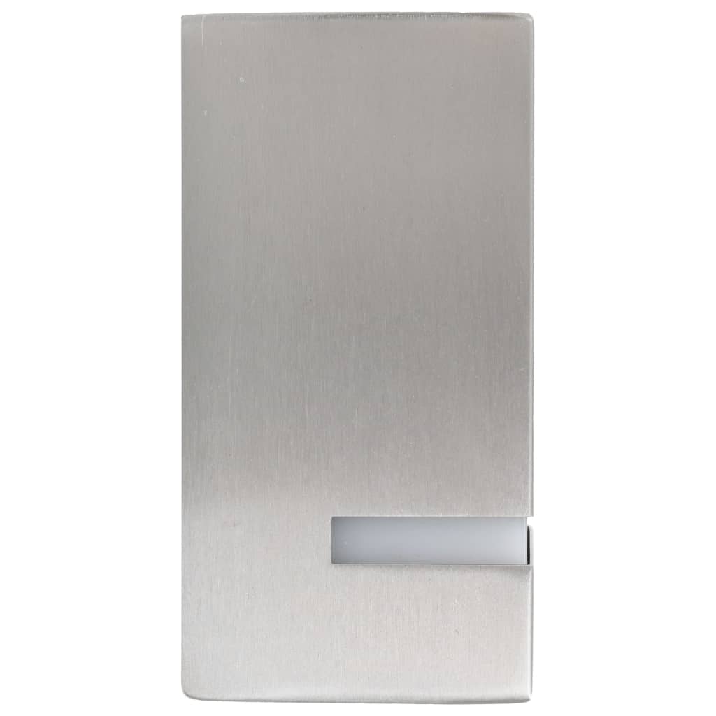 Lămpi De Perete De Exterior 2 Buc. 35 W Dreptunghiular Argintiu