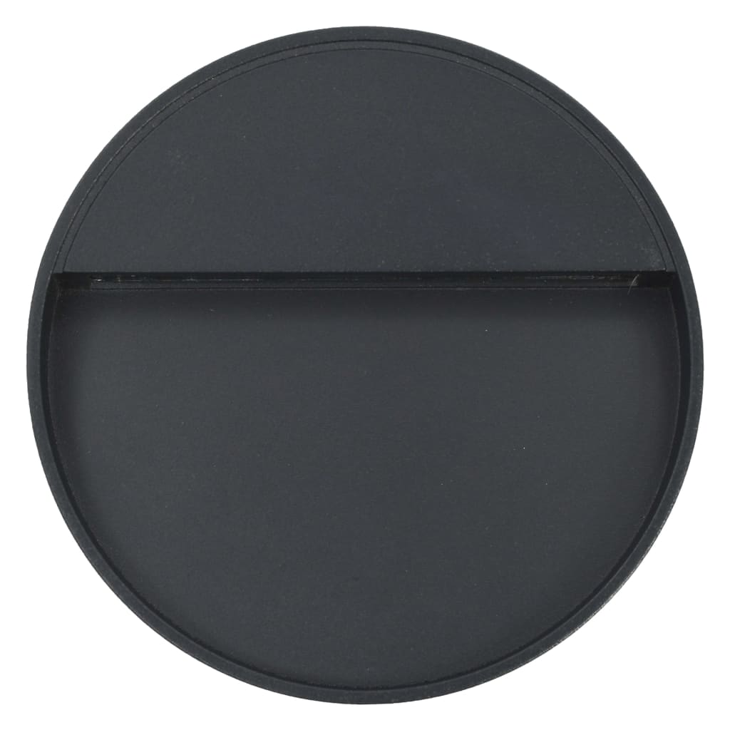 Lămpi De Perete Led De Exterior, 2 Buc., Negru, 3 W,
