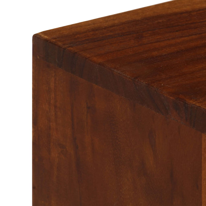 Comodă Tv Cu 3 Sertare, 110X35X50 Cm, Lemn Masiv Acacia