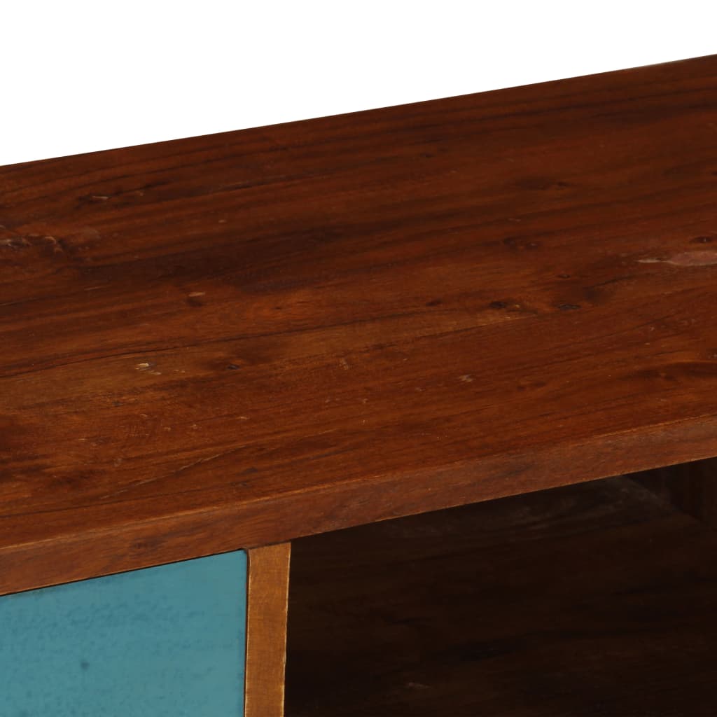Comodă Tv Cu 3 Sertare, 110X35X50 Cm, Lemn Masiv Acacia