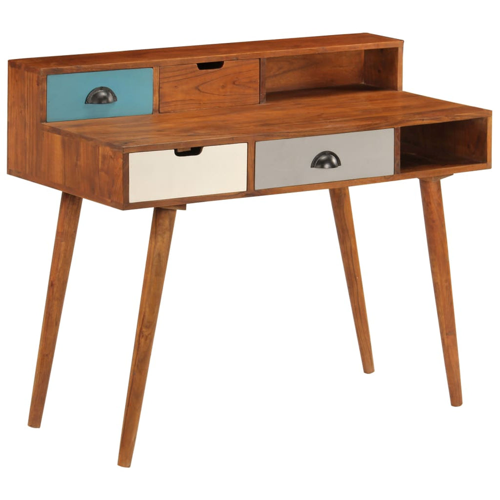 Birou De Scris, 110X50X90 Cm, Lemn Masiv De Acacia