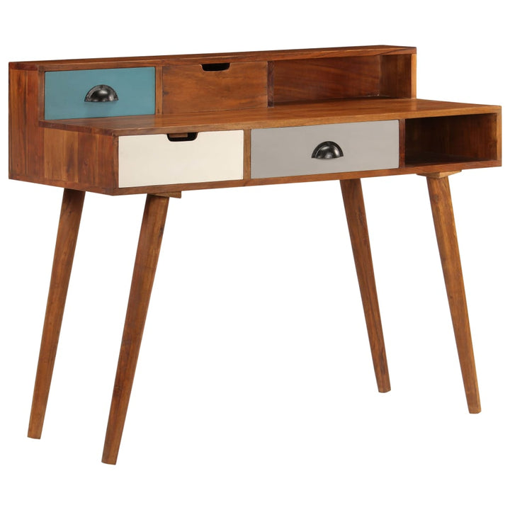 Birou De Scris, 110X50X90 Cm, Lemn Masiv De Acacia