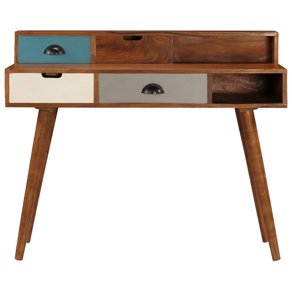Birou De Scris, 110X50X90 Cm, Lemn Masiv De Acacia