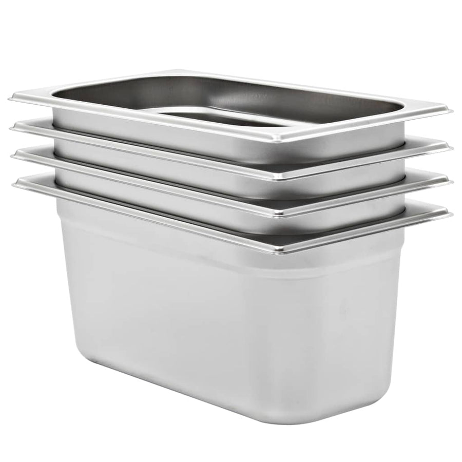 Recipiente Gastronorm 4 Buc. Gn 1/3 150 Mm Oțel Inoxidabil