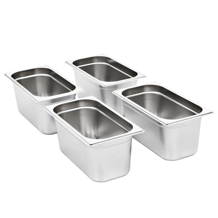 Recipiente Gastronorm 4 Buc. Gn 1/3 150 Mm Oțel Inoxidabil