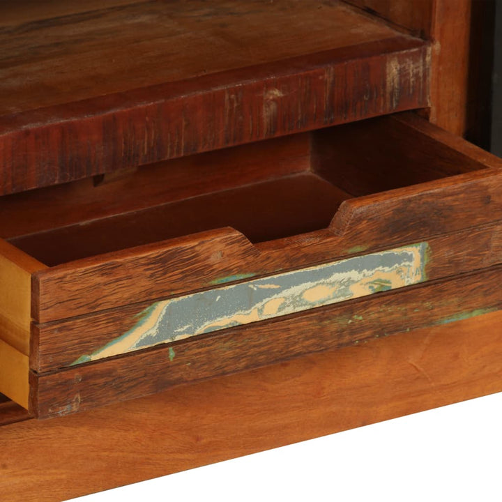 Comodă Tv, 110 X 30 X 45 Cm, Lemn Masiv Reciclat