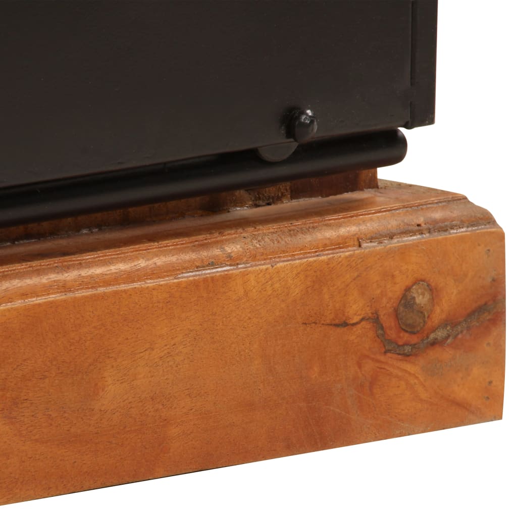Comodă Tv, 110 X 30 X 45 Cm, Lemn Masiv Reciclat