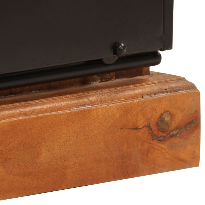 Comodă Tv, 110 X 30 X 45 Cm, Lemn Masiv Reciclat