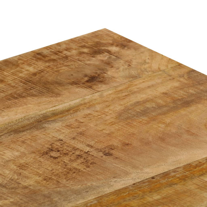 Măsuță De Cafea, 100X50X35 Cm, Lemn Masiv De Mango Și Oțel