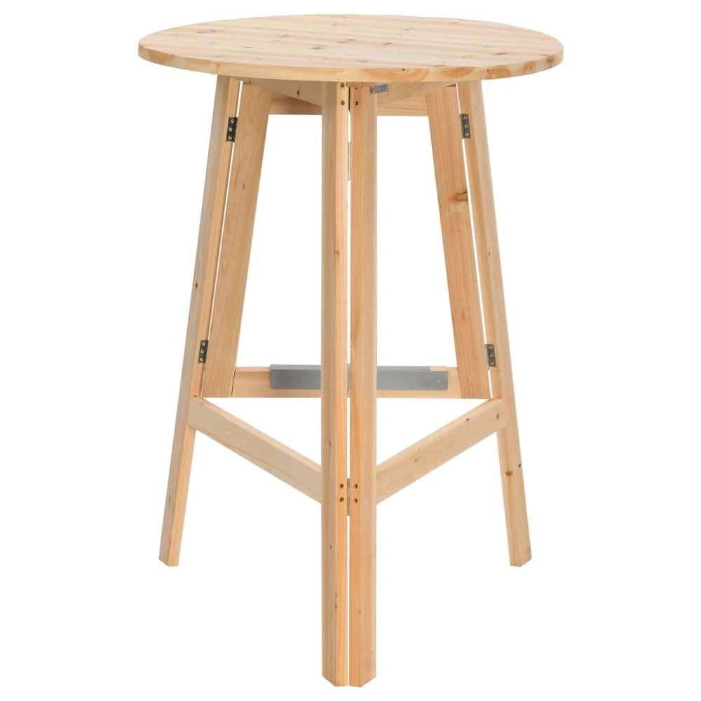 Masă De Bar Pliabilă, 78 Cm, Lemn De Brad