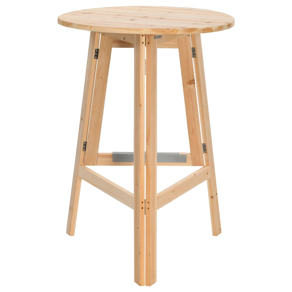 Masă De Bar Pliabilă, 78 Cm, Lemn De Brad
