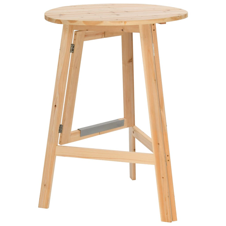 Masă De Bar Pliabilă, 78 Cm, Lemn De Brad