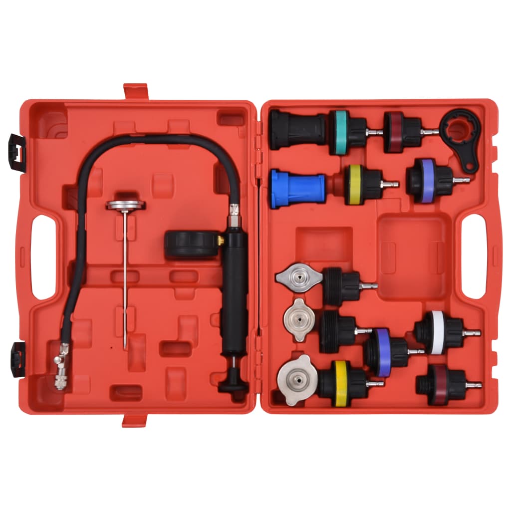 Set Testare Presiune Capac Radiator Și Sistem Răcire, 18 Piese