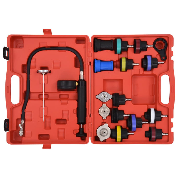 Set Testare Presiune Capac Radiator Și Sistem Răcire, 18 Piese