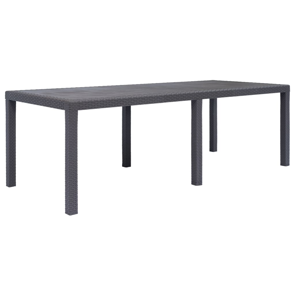 Masă De Grădină, , , Plastic, Aspect Ratan