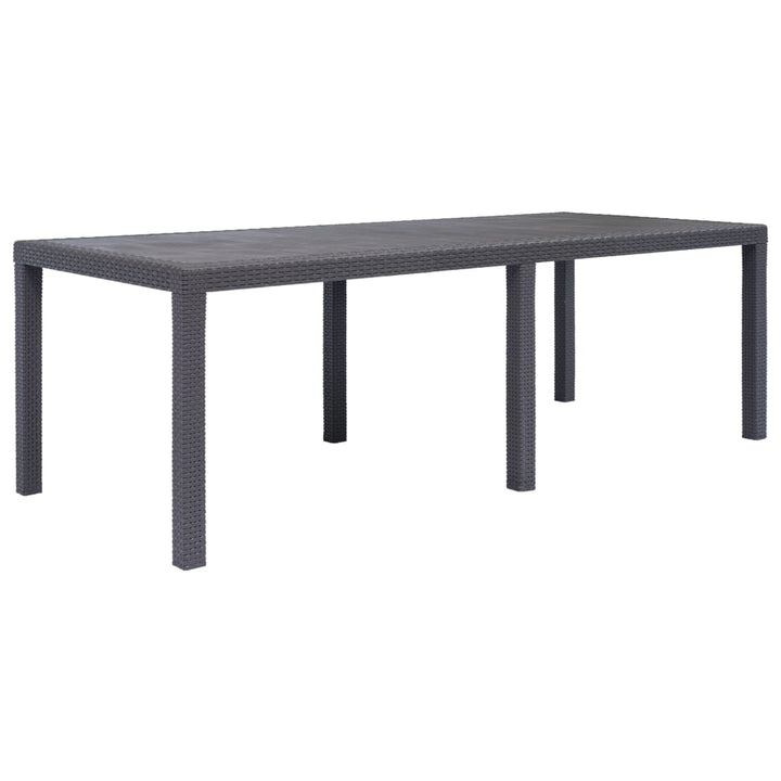 Masă De Grădină, , , Plastic, Aspect Ratan