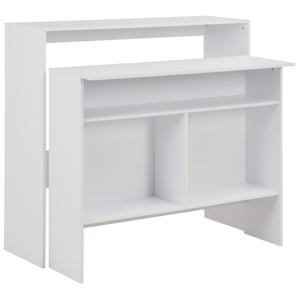 Masă De Bar Cu 2 Blaturi, , 130X40X120 Cm