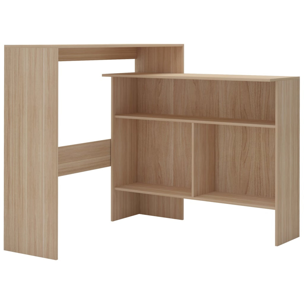 Masă De Bar Cu 2 Blaturi, , 130X40X120 Cm