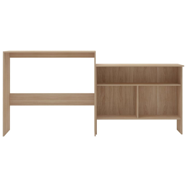 Masă De Bar Cu 2 Blaturi, , 130X40X120 Cm