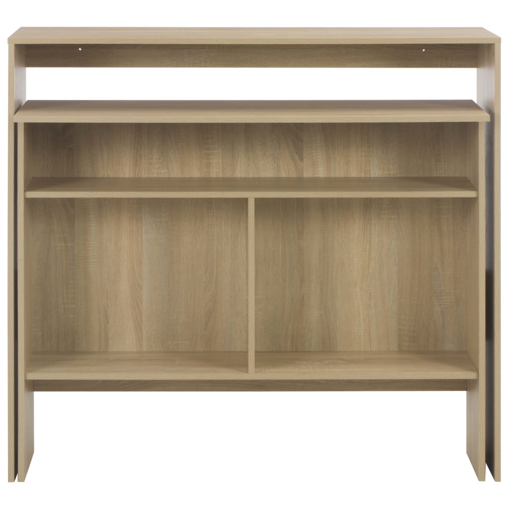 Masă De Bar Cu 2 Blaturi, , 130X40X120 Cm