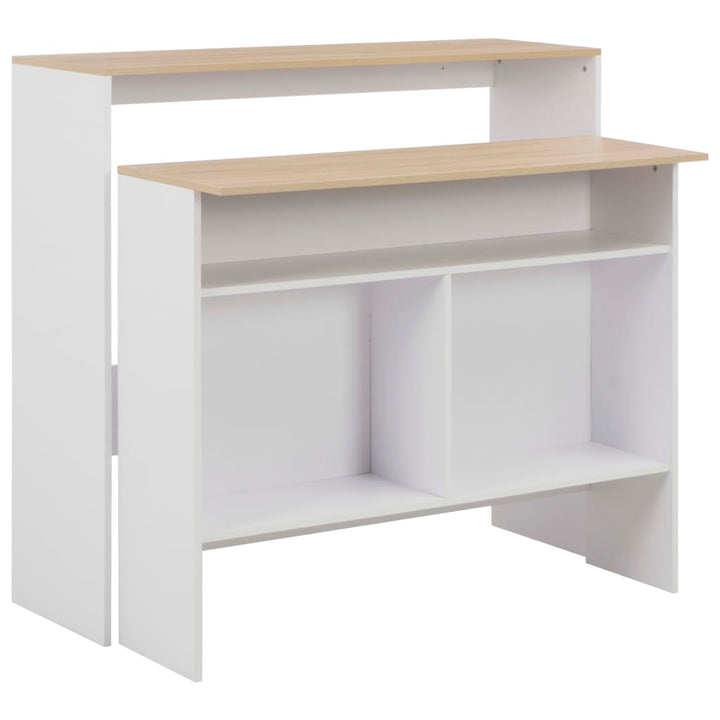 Masă De Bar Cu 2 Blaturi, , 130X40X120 Cm