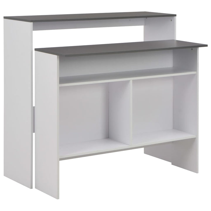 Masă De Bar Cu 2 Blaturi, , 130X40X120 Cm