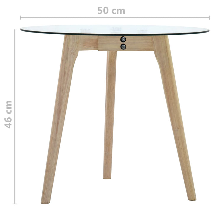 Set De Mese Laterale, 2 Piese, Sticlă Securizată