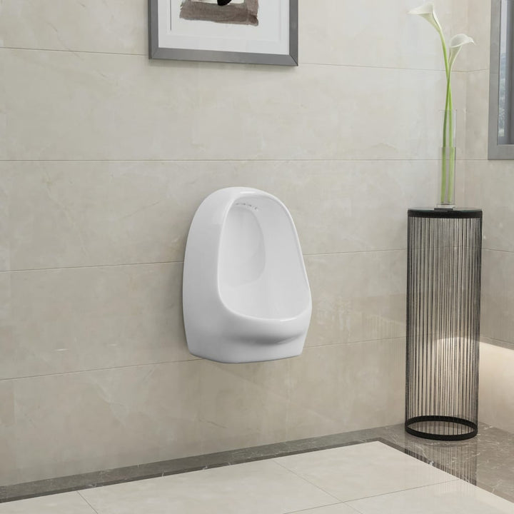 Pisoar De Perete Cu Supapă Pentru Spălare, , Ceramică