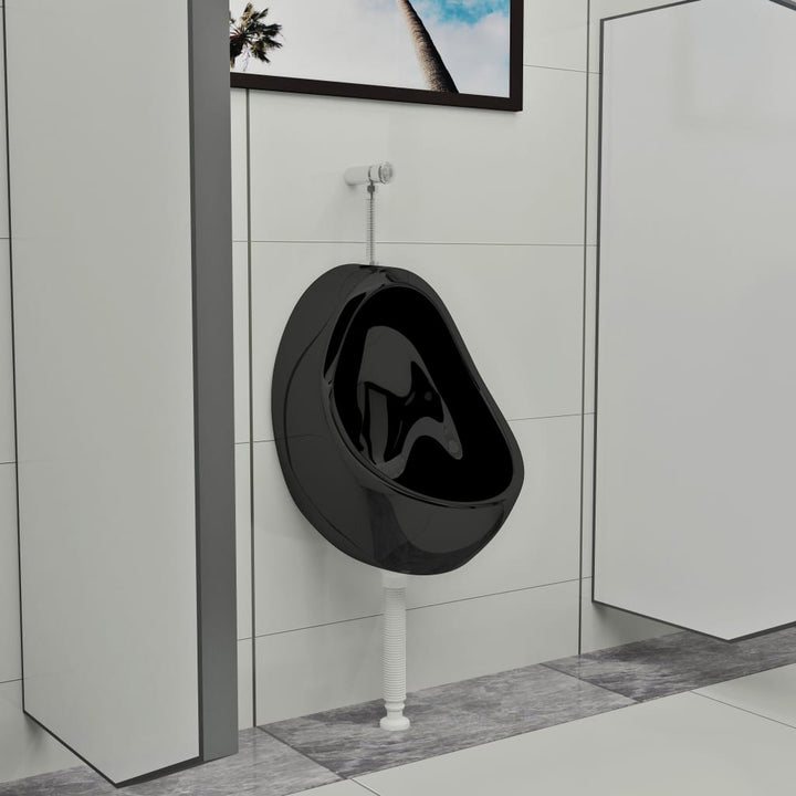 Pisoar De Perete Cu Supapă Pentru Spălare, , Ceramică