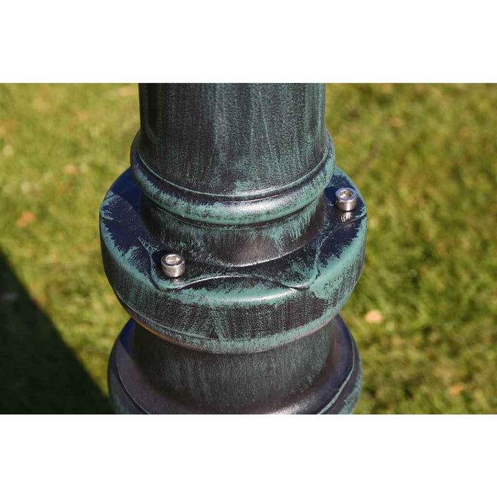 Felinar Brighton Cu 3 Brațe 230 Cm Verde Închis/Negru
