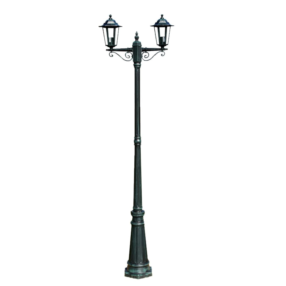 Felinar De Grădină Brighton Cu 2 Brațe 215 Cm Verde