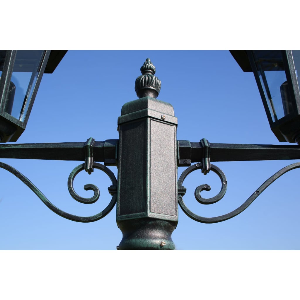 Felinar De Grădină Brighton Cu 2 Brațe 215 Cm Verde